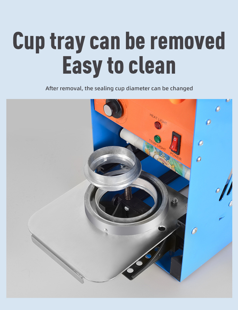 High Cost Performance Adjustable Cup Sealing Machine for Automatic Milk Tea Cup Sealer