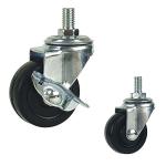 OEM 50mm Swivel Locking Threaded Stem Castors Without Bearing