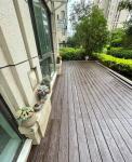Water Absorption Expansion Rate 2.5% Brown Wood Plastic Composite Decking for