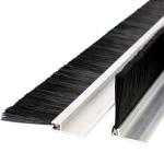Flexible Strip Brush With Metal Channel Holder