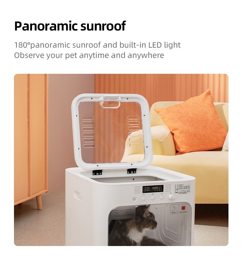 Low Noise Automatic Pet Drying Box One Step Service Easy To Clean Safe And Reliable