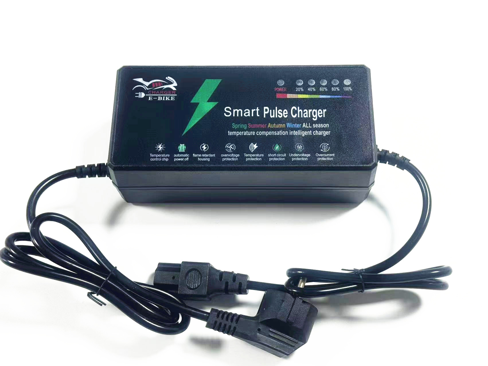 Auto Identification 110V 240V Electric Vehicle Lead Acid Battery Charger 60V 32Ah with Low Tension Protection