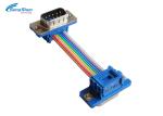 D-SUB 9Pin IDC Connector Computer Ribbon Cable , 28awg IDC Flat Ribbon Cable