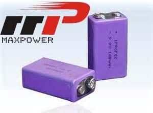 Wholesale 9V Lithium LiFePO4 Battery 200mAh Rechargeable Batteries 200mAh UL from china suppliers