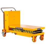 500kg Scissor Lift Trolley Semi Electric Trolley Lift Table For Warehouse