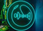 Garden Neon sign Blue color billboard lighting pattern Interior Decorating