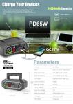 PD 65W Input 4000A High Power Rechargeable Car Jump Starter for All Car