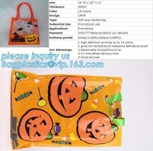 Wholesale Halloween Tote Bag Kids Pumpkin Bat Ghost Spider Gift Bags Halloween Props Children Toys Trick Treat Candy Bag bagease from china suppliers