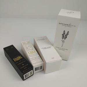 Wholesale Printed Paper Packaging Box Cream Paper Cosmetics Packaging Boxes With Stamping 60ml 30ml Makeup Skincare Paper Box from china suppliers