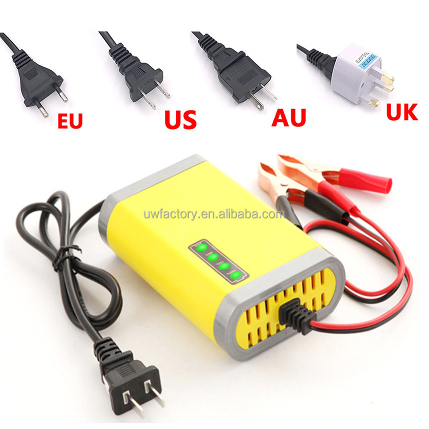 90% Charging Efficiency Electric 12V 8A 10A Car and Motorcycle Battery Charger Lead Acid Battery Charger with Affordable