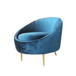 Modern design velvet fabric event furniture,1-seater sofa for home,living room