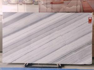 Wholesale Glacier White Marble Stone Slab With Grey Veins 15mm Thickness from china suppliers