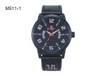 BARIHO Men's Quartz Watch Sport PU Leather Waterproof Mens Watch M511