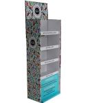 Corrugated K3 K6 Custom Cardboard POS Displays 300*450*1640mm