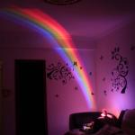 Dropshipping Amazing Magic Rainbow Projector Lamp Night Light Shell Rainbow
