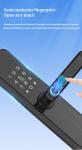 Glomarket Tuya Smart Door Lock Bedroom Home Digital Biometric Fingerprint