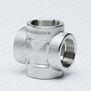 Wholesale New Energy Pipeline Stainless Steel Forged Pipe Fittings Equal Industrial Cross from china suppliers