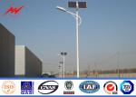 Energy saving 10m Residential Outdoor Light Poles Single - Arm Anti Corrosion