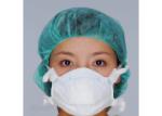 Earloop Tie On Antibacterial Face Mask Folded Type For Chemical Enterprise