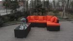 3pcs PE rattan sofas