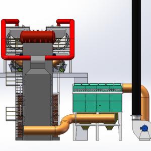 Wholesale PLC Control Double Carbonization Furnace High Temperature 400-600C from china suppliers
