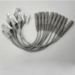 Latex Free Banana To Grabber 10 Leads EKG Adapter Cable
