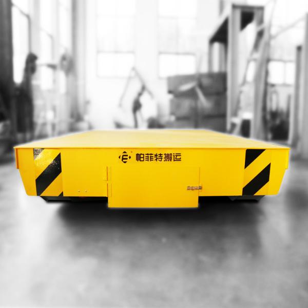 Cross Bay Warehouse Carriage Rail Transfer Cart Large Capacity With Electric