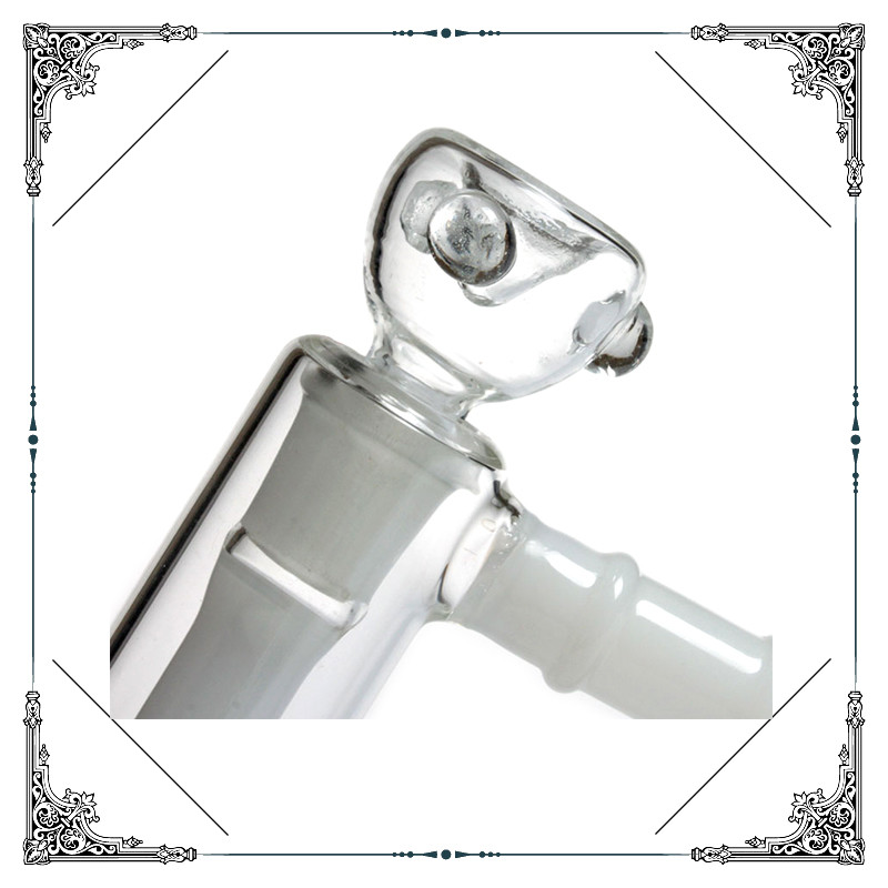 White Showerhead Perc Heady Pocket Smoking Water Pipes Joint 18.8mm