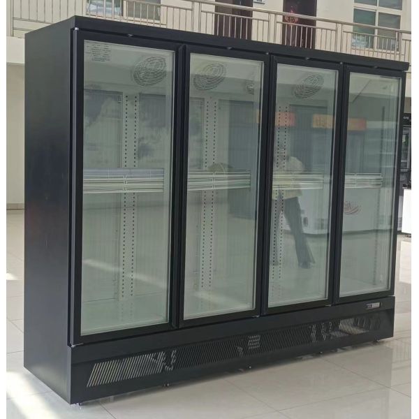 Customized Vertical Display Freezer 3 Doors Upright Display Freezer