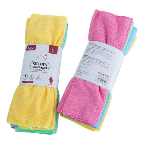 Custom Print Microfiber Cleaning Cloth Bilov for Car Drying in 35*35 cm or