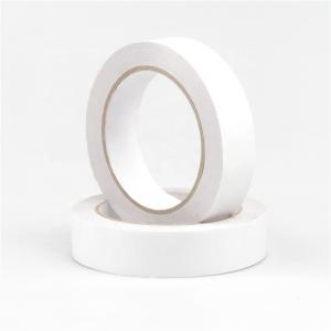 China Hot Melt 50um Transparent Double Sided Adhesive Tape White Color on sale