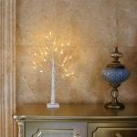 Tabletop Bonsai Tree Light with for Bedroom Desktop Christmas Party Indoor