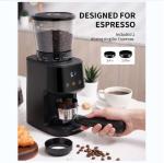 Commercial Automatic Burr Coffee Grinder Digital Control Anti Splash Panel 275g