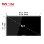 50" Wall-mounted Digital Signage Capactive Touch Multi Display Monitor 1080p