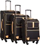 600D Spinner Softshell TSA Lock EVA Trolley Luggage
