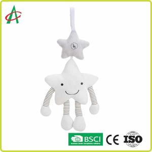 Wholesale Star Shape Hanging Rattle Toys 38.5cm With Smile Emoji from china suppliers