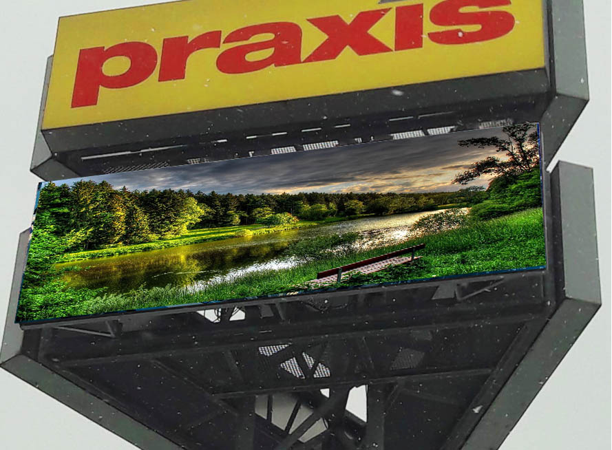 front service led display p6.67