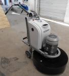 Three Planetary Grinding Plates Walk Behind Floor Grinder , Cement Grinding
