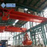 3p Garage Bridge Crane , 100 Ton Overhead Crane Equipment With Grab Ce