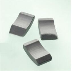 Wholesale Colored Ferrite Segment Magnets Charcoal Gray Anti Corrosion Coating from china suppliers