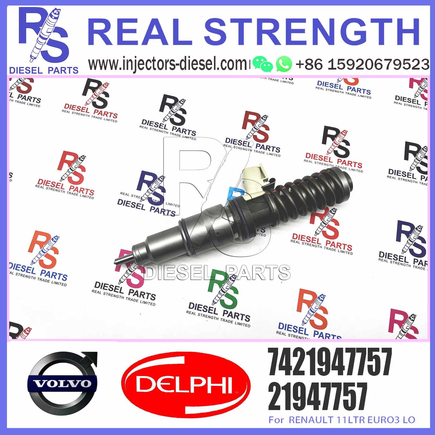 Diesel Fuel Common Rail Injector 21947757 BEBE4D44001 7421947757 For E3.18 E3.0 E3.1 New Technology