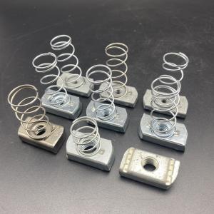 Wholesale m8 m10 m12 Carbon Steel Galvanized Unistrut Support Spring Nut from china suppliers