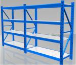 Warehouse Panel Storage Shelves Steel Adjustable Medium Duty Storage Rack
