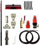 Alu Extension Pole Solar Panel Brushes 12 / 18 / 20 / 24 / 30 / 36 FT