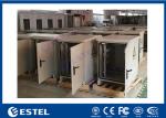 IP55 22U Outdoor Communication Cabinets Single Layer With Front / Back Door