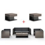 Sectional Modern Office Luxury Furniture 1 2 3 Seater Wooden Design Cowhide