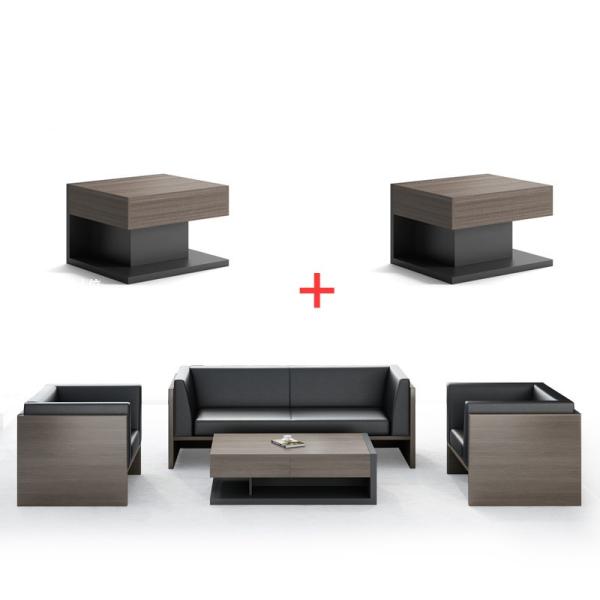 Sectional Modern Office Luxury Furniture 1 2 3 Seater Wooden Design Cowhide