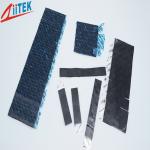 China manufacturer 1mmT thermal conductive gap filler pad 2w black -50 to 200℃