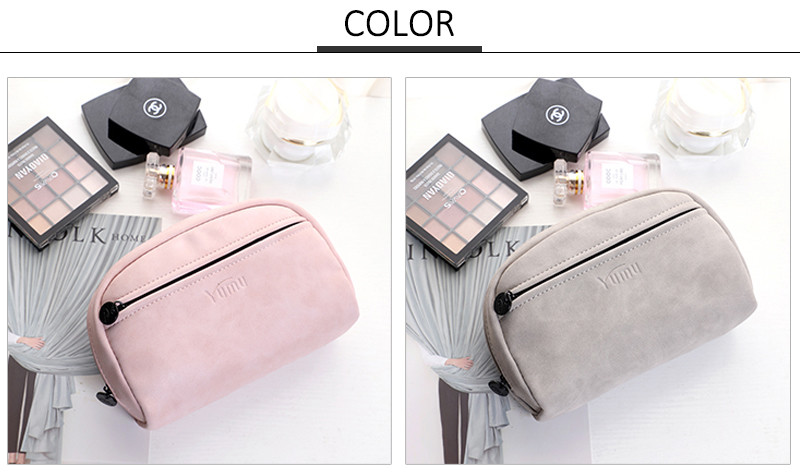 Break Resistant 20CM Length PU Cosmetic Bag For Women