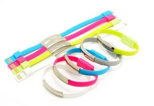 China Promotion wristband USB data cable charging line,mobile phone USB cable on sale